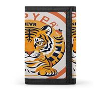 QMKFWT New Year Tiger Logo Design Casual Wallet Credit Card Holder Premium Document Organizer Case for Men And Women