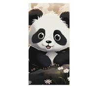 QMKFWT Panda Animal Beach Towels Extra Large, Quick Dry Absorbent Multipurpose, Oversized Beach Towel, Sand Free Foldable Lightweight, Travel Towel, for Beach Pool Camping Travel Vacation, 63x31.5 in