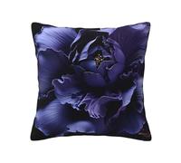 QMKFWT Purple Flower Texture Print Throw Pillow Covers Decorative Pillow Cover Square Cushion Cases Soft Cushion Cover Throw Sofa Pillow Case for Home Decor Living Room Bed Couch Car 12"x12"