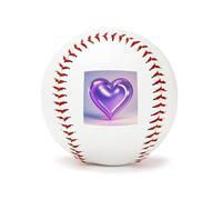 QMKFWT Purple Hearts Baseball Standard Practice Baseball Flat Raised Seam Options Official League Baseballs for League Play Pitching Hitting Batting Fielding Gifts