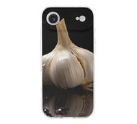QMKFWT Raw Garlic Phone Case for Phone 17, TPU Anti-Yellowing Scratch Resistant, Slim Shockproof Cover with Precise Cutouts, Supports Wireless Charging Phone Case for Phone 17
