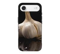 QMKFWT Raw Garlic Phone Case for Phone 17, TPU Anti-Yellowing Scratch Resistant, Slim Shockproof Cover with Precise Cutouts, Supports Wireless Charging Phone Case for Phone 17