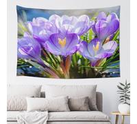 QMKFWT Saffron Tapestry Aesthetic Wall Hanging Tapestries 60'' x 40'' Boho Tapestries Vertical Wall Art Decorative Funny Vintage Poster Flag Tapestry for Bedroom Living Room Decor