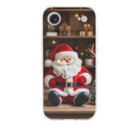 QMKFWT Santa Claus Doll Reindeer Model Phone Case for Phone 17, TPU Anti-Yellowing Scratch Resistant, Slim Shockproof Cover with Precise Cutouts, Supports Wireless Charging Phone Case for Phone 17