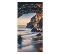 QMKFWT Sea Beach Towels Extra Large, Quick Dry Absorbent Multipurpose, Oversized Beach Towel, Sand Free Foldable Lightweight, Travel Towel, for Beach Pool Camping Travel Vacation, 63x31.5 in