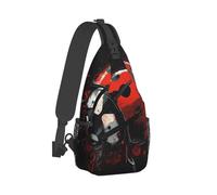 QMKFWT Sling Bag for Women Men Crossbody Shoulder Bag Red Ladybug Chest Bag Small Sling Backpack Daypack Fanny Packs