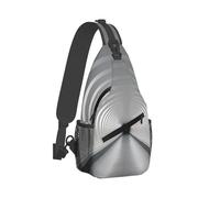 QMKFWT Sling Bag for Women Men Crossbody Shoulder Bag White Subway Tunnel Chest Bag Small Sling Backpack Daypack Fanny Packs