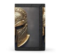 QMKFWT Spartan Helmet Casual Wallet Credit Card Holder Premium Document Organizer Case for Men And Women