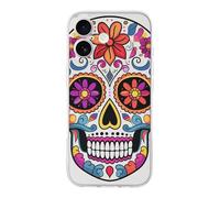 QMKFWT Sugar Skull Phone Case for Phone 17, TPU Anti-Yellowing Scratch Resistant, Slim Shockproof Cover with Precise Cutouts, Supports Wireless Charging Phone Case for Phone 17