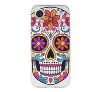 QMKFWT Sugar Skull Phone Case for Phone 17, TPU Anti-Yellowing Scratch Resistant, Slim Shockproof Cover with Precise Cutouts, Supports Wireless Charging Phone Case for Phone 17
