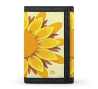 QMKFWT Sunflower Beauty Casual Wallet Credit Card Holder Premium Document Organizer Case for Men And Women