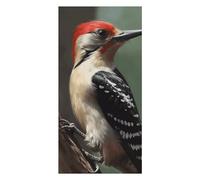 QMKFWT Woodpecker Beach Towels Extra Large, Quick Dry Absorbent Multipurpose, Oversized Beach Towel, Sand Free Foldable Lightweight, Travel Towel, for Beach Pool Camping Travel Vacation, 63x31.5 in