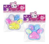 QMLING Taba Squishy Paw Big: 2 PCS Cat Paw Squeeze Toys for Stress Relief, 5 Inch New Cute Fidget Toys for Relaxation Kids Adults