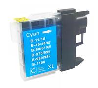 QMLQRGKF 1/4/8/12PCS LC38 LC39 LC61 LC65 LC980 LC985 LC990 LC1100 Ink Cartridge for DCP-J125 185C 195C J315W DCP-145C 185C 385C 535 Printer(C 1PC)