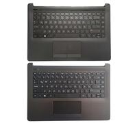 QMLQRGKF 14 Inch Laptop Keyboard Palmrest Compatible With 14-CM 14T-CM000 14-CK0001TU 14q-cs0000TU(MATTE SURFACE)