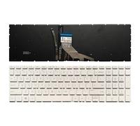 QMLQRGKF 15 Laptop Keyboard Compatible With 15-DA 15-DB TPN-C135 TPN-C136 250 G7 255 G7 15S-DU 15-DY 15S-DY 15-DW 15-CS TPN-C139(WHITE WITH BACKLIT)