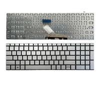 QMLQRGKF 15 Laptop Keyboard Compatible With 15-DA 15-DB TPN-C135 TPN-C136 250 G7 255 G7 15S-DU 15-DY 15S-DY 15-DW 15-CS TPN-C139(SILVER NO BACKLIT)