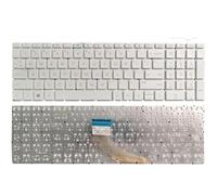 QMLQRGKF 15 Laptop Keyboard Compatible With 15-DA 15-DB TPN-C135 TPN-C136 250 G7 255 G7 15S-DU 15-DY 15S-DY 15-DW 15-CS TPN-C139(WHITE NO BACKLIT)