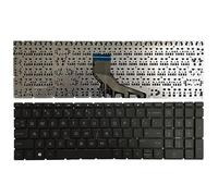 QMLQRGKF 15 Laptop Keyboard Compatible With 15-DA 15-DB TPN-C135 TPN-C136 250 G7 255 G7 15S-DU 15-DY 15S-DY 15-DW 15-CS TPN-C139(BLACK NO BACKLIT)