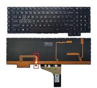 QMLQRGKF 17-an00 17-an013tx 17-an014tx 17-AN000 031TX 016NG 053NR Compatible Laptop Keyboard Without Frame Backlight(COLORFUL BACKLIGHT)