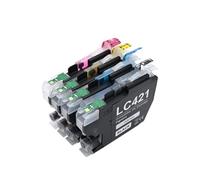 QMLQRGKF 1set LC421 LC421VAL LC421 Compatible Ink Cartridge For DCP-J1050DW MFC-J1010DW DCP-j1140DW