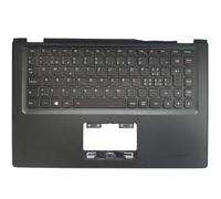 QMLQRGKF 2 13 UK/Swiss/Italy Laptop Keyboard With Palmrest Upper Backlight(SW KEYBOARD)