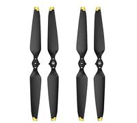 QMLQRGKF 3 Pro Classic Quick Release Foldable Props Screw Wing Drone Replacement Accessories Compatible(2PAIRS GOLDEN)