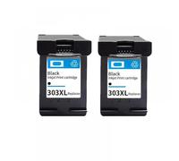 QMLQRGKF 303 Ink Cartridge Compatible With Photo 6220 6222 6230 6232 6252 6255 6234 7130 7134 7830 Printer(2 Black)