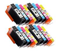 QMLQRGKF 364XL 364 XL Ink Cartridge Works With 364 Compatible For Photosmart 5520 5524 6510 6520 7510 B109 B110 B209 B210 C309 C310 C410 Printers(4SET 16PCS)