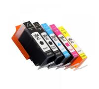 QMLQRGKF 364XL Compatible Ink Cartridge Compatible With Photosmart 5510 5515 6510 And More Printer Models(1SET 5PCS)