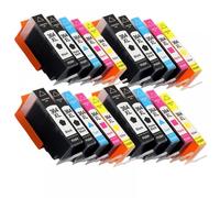 QMLQRGKF 364XL Compatible Ink Cartridge Compatible With Photosmart 5510 5515 6510 And More Printer Models(4SET 20PCS)