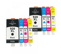 QMLQRGKF 920XL Compatible Ink Cartridge Compatible With Use In 920 Officejet 6000 6500 6500A 7000 7500 7500A Printers(2SET)