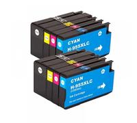 QMLQRGKF 955XL Ink Cartridge Compatible With OfficeJet Pro 7720 7740 8710 8715 8720 8730 8740 8210 8216 8725(2SET)