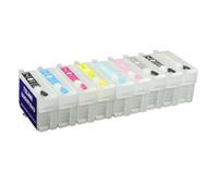 QMLQRGKF 9pcs Compatible Refillable Cartridges With Chip Compatible With Surecolor P600 T7601 T7602 T7603 T7604 T7605 T7606 T7067 T7068 T7609