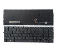 QMLQRGKF Arabic AR/US English Laptop Keyboard For 850 G7 With Pointing Stick No Backlight(US)