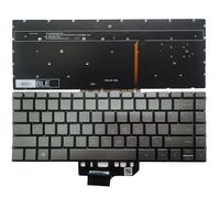 QMLQRGKF Backlit Laptop Keyboard Compatible With Spectre 13-AC Series Including 13-ac000 13t-ac000 13-ac0xx 13-ac023dx 13-ac033dx 13-ac063dx Models In US Black Silver Gray Color Options(GREY)