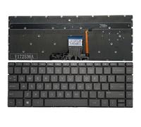 QMLQRGKF Backlit Laptop Keyboard Compatible With Spectre 13-AC Series Including 13-ac000 13t-ac000 13-ac0xx 13-ac023dx 13-ac033dx 13-ac063dx Models In US Black Silver Gray Color Options(BLACK)