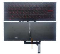 QMLQRGKF Backlit Russian RU Keyboard For Compatible GS65 GS65VR MS-16Q1 GF63 8RC 8RD MS-16R1 MS-16R4 GF65 Thin 9SD 9SE 10SD MS-16W1 Laptops(RED)