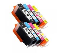 QMLQRGKF Compatible 364XL Ink Cartridge For Photosmart 5510 5515 5520 7520 B109a 6510 Deskjet 3070A 7510 Printers(2SET 8PCS)