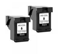 QMLQRGKF Compatible 63XL Ink Cartridge Compatible With OfficeJet Series 3830 3831 3832 3833 3834 4650 4652 4654 4655 5220 5230 Printers(2 Black)