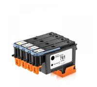 QMLQRGKF Compatible 761 Printhead CH645A CH646A CH647A CH648A For Designjet T7100 T7200 Printers Compatible With 761(One set (4 Pieces))