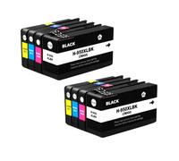 QMLQRGKF Compatible Ink Cartridge 950XL 951XL For Officejet Pro 8100 8600 8610 8615 8620 8625 8630 251dw 276dw Printers Works With 950 951 Cartridges Dye Ink Filled(950XL 951XL 8PCS)