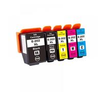 QMLQRGKF Compatible Ink Cartridge Compatible With Expression Series XP6000 XP6001 XP6005 XP6100 XP6105 Model 202XL T202XL T02G1 T02H1(1SET)
