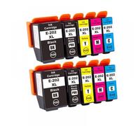 QMLQRGKF Compatible Ink Cartridge Compatible With Expression Series XP6000 XP6001 XP6005 XP6100 XP6105 Model 202XL T202XL T02G1 T02H1(2SET)