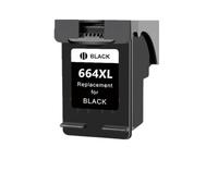 QMLQRGKF Compatible Ink Cartridge For 664XL 664 Works With Deskjet 1115 2135 2138 3635 3636 3638 4535 4536 4538 4675 4676 4678 Printers(1Pack bk)