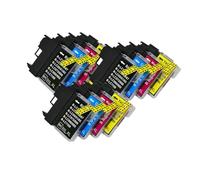 QMLQRGKF Compatible Ink Cartridge For LC38 LC11 LC61 LC63 LC65 LC67 LC980 LC1100 LC990 Works With DCP-J140W 145C 165C 185C 195C 197C Printers(3SET)