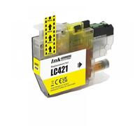 QMLQRGKF Compatible Ink Cartridge LC421 Compatible With Printers DCPJ1050DW MFCJ1010DW DCPJ1140DW(1 Yellow)