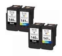 QMLQRGKF Compatible Ink Cartridge PG140 CL141 For Series MG4110 MG4210 MG3110 MG3210 MG2210 MG3510 MG2580 MG3610 IP2880(2Black 2Color)