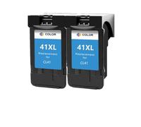 QMLQRGKF Compatible Ink Cartridge PG40 CL41 Replacement For MP140 MP150 MP160 MP180 MP190 MP210 MP220 MP450 MP470 Printers Ink Cartridge PG40 CL41(2PCS Color)