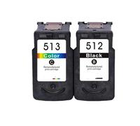 QMLQRGKF Compatible Ink Cartridge PG512 PG512 CL513 CL513 PG-512 CL-513 For Printer Models MP280 MP282 MP330 MP480 MP490 MP492 MP495(1BLACK 1COLOR)